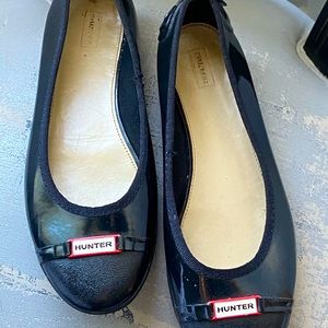 Hunter Ballet Rain Flats